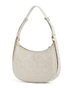 Pinko Shoulder Bags-Half Moon Mini Shoulder bag embossed calfskin
