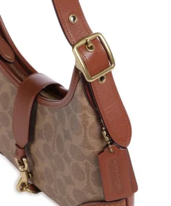 Coach Shoulder Bags-Hamptons Signature Shoulder bag canvas