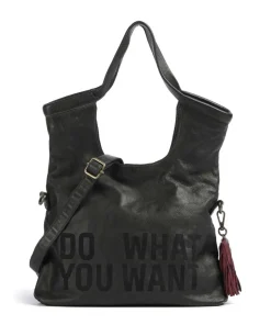 Taschendieb Wien Hobo Bags-Hanfgasse 3 Hobo bag grained cow leather