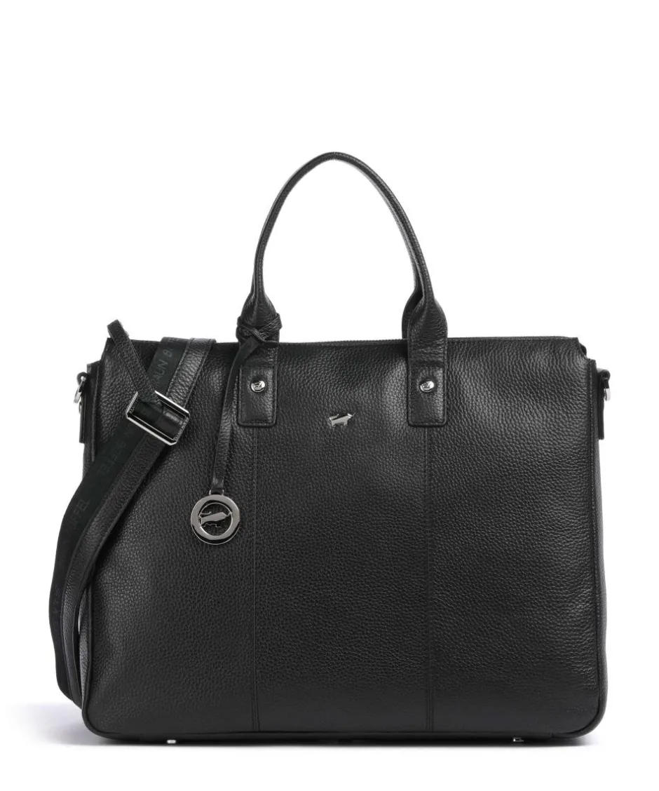 Braun Büffel Business- & Laptop Bags-Hanna Briefcase 14″ grained cow leather