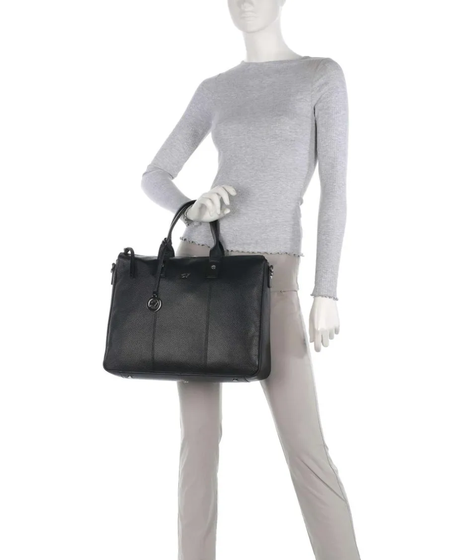 Braun Büffel Business- & Laptop Bags-Hanna Briefcase 14″ grained cow leather