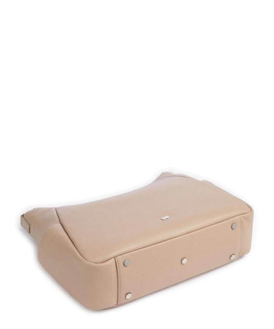 Braun Büffel Shoulder Bags|Hobo Bags-Hanna Hobo bag grained cow leather