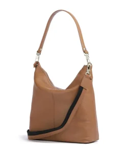 Braun Büffel Shoulder Bags|Hobo Bags-Hanna Hobo bag grained cow leather
