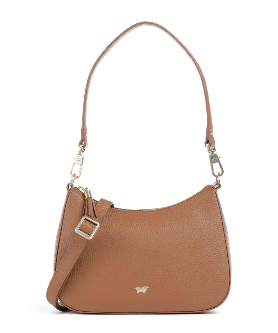 Braun Büffel Shoulder Bags|Crossbody Bags-Hanna Shoulder bag grained cow leather