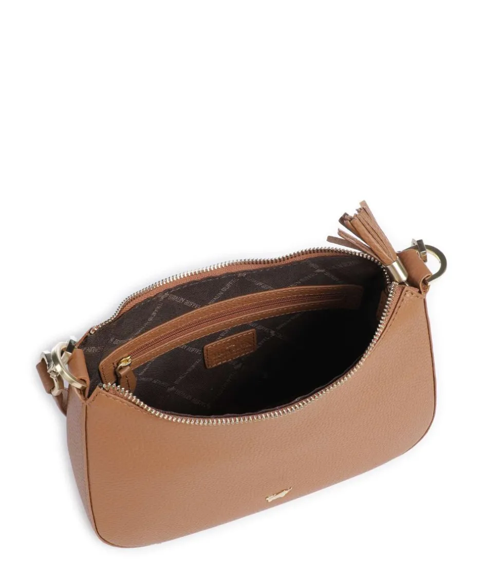Braun Büffel Shoulder Bags|Crossbody Bags-Hanna Shoulder bag grained cow leather