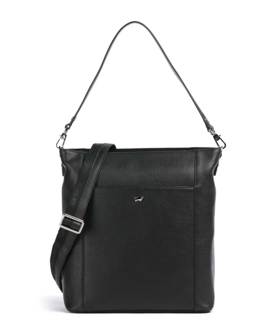 Braun Büffel Shoulder Bags-Hanna Tote bag 13″ grained leather