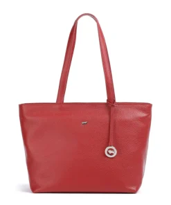 Braun Büffel Tote Bags-Hanna Tote bag grained cow leather