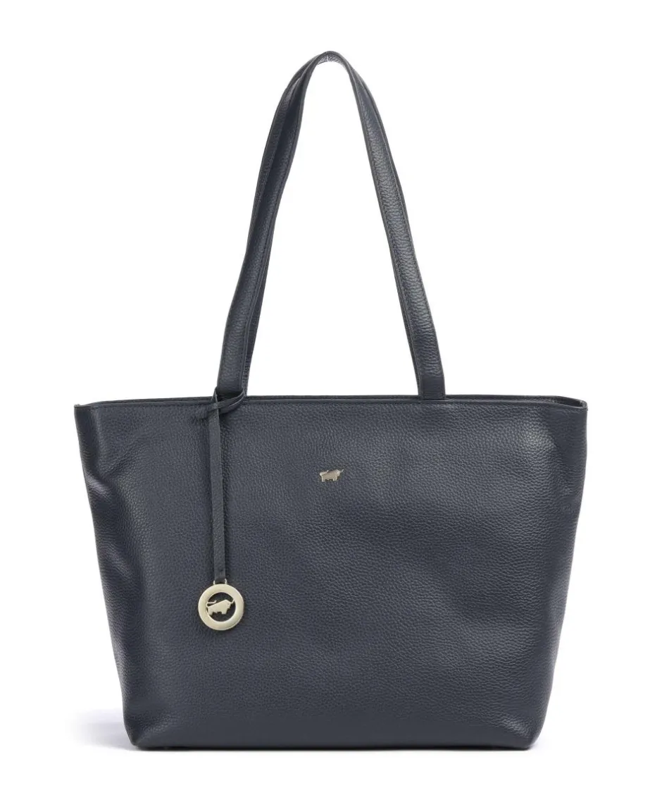 Braun Büffel Tote Bags-Hanna Tote bag grained cow leather