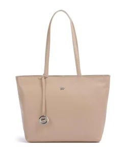 Braun Büffel Tote Bags-Hanna Tote bag grained leather