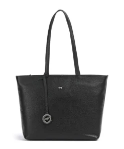 Braun Büffel Tote Bags-Hanna Tote bag grained leather
