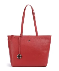 Braun Büffel Tote Bags-Hanna Tote bag grained leather