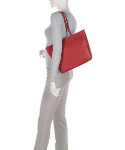Braun Büffel Tote Bags-Hanna Tote bag grained leather