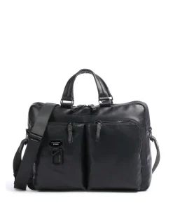 Piquadro Business- & Laptop Bags-Harper Briefcase 16″ fine grain leather