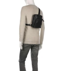 Piquadro Crossbody Bags-Harper Crossbody bag fine grain leather