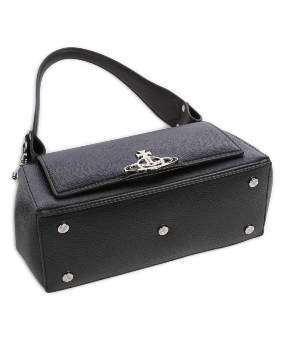 Vivienne Westwood Clutch & Evening Bags|Shoulder Bags-Hazel Re-Vegan Grain Medium Shoulder bag imitation leather