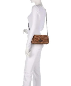 Vivienne Westwood Shoulder Bags|Crossbody Bags-Hazel Suede Printed Medium Shoulder bag sheepskin leather