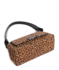 Vivienne Westwood Shoulder Bags|Crossbody Bags-Hazel Suede Printed Medium Shoulder bag sheepskin leather