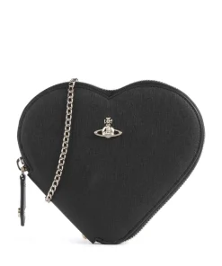 Vivienne Westwood Clutch & Evening Bags|Crossbody Bags-Heart Saffiano Biogreen Crossbody bag imitation leather