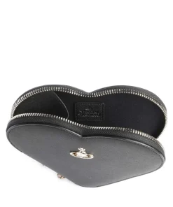 Vivienne Westwood Clutch & Evening Bags|Crossbody Bags-Heart Saffiano Biogreen Crossbody bag imitation leather