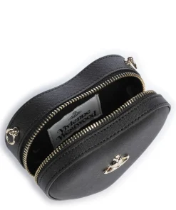 Vivienne Westwood Clutch & Evening Bags|Crossbody Bags-Heart Saffiano Biogreen Mini Crossbody bag imitation leather
