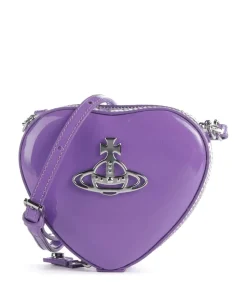 Vivienne Westwood Clutch & Evening Bags|Crossbody Bags-Heart Shiny Patent Mini Crossbody bag patent leather