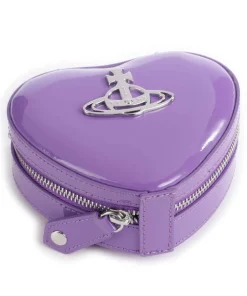 Vivienne Westwood Clutch & Evening Bags|Crossbody Bags-Heart Shiny Patent Mini Crossbody bag patent leather