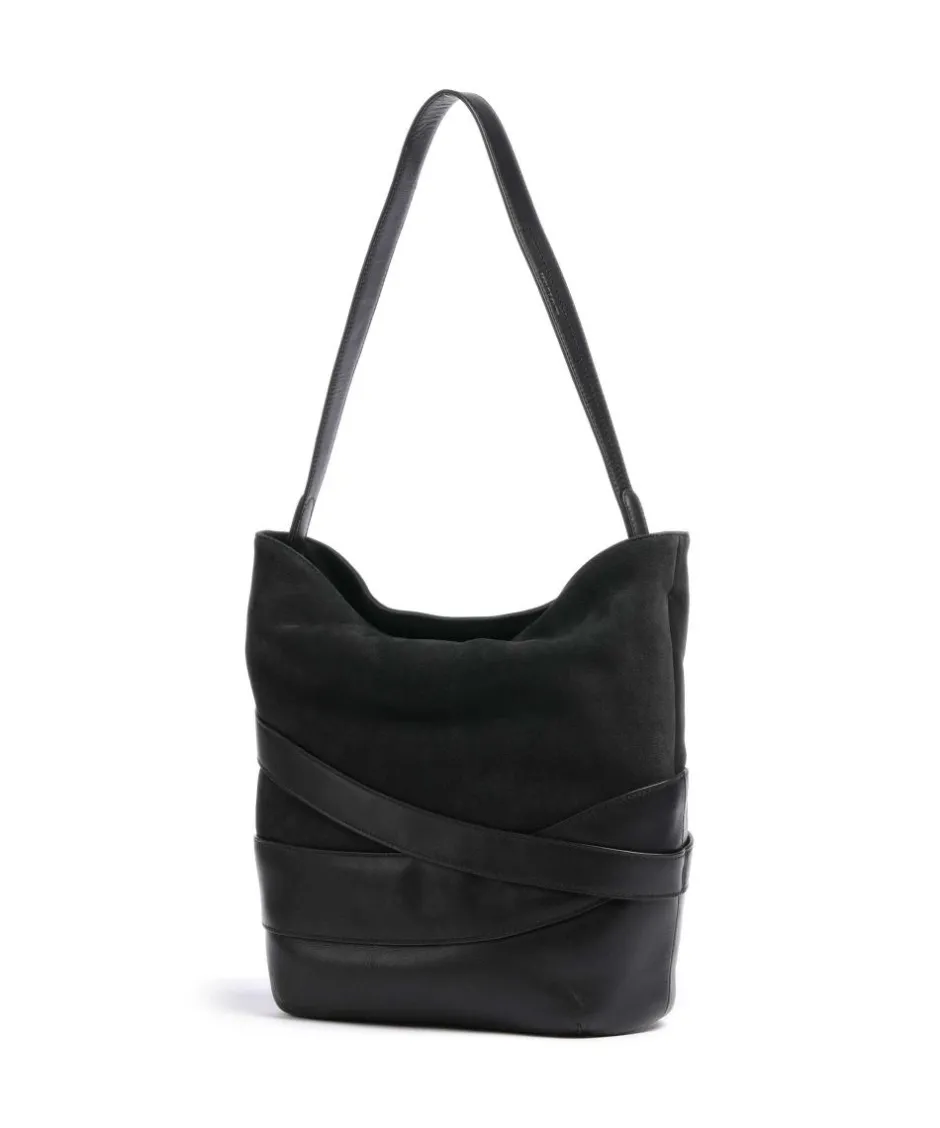 Aunts & Uncles Shoulder Bags|Hobo Bags-Heavenly Meadow Daydream Hobo bag fine grain cow leather, brushed cow leather