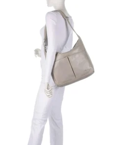 Liebeskind Shoulder Bags|Hobo Bags-Hera Sheep Natuarl M Hobo bag sheepskin leather
