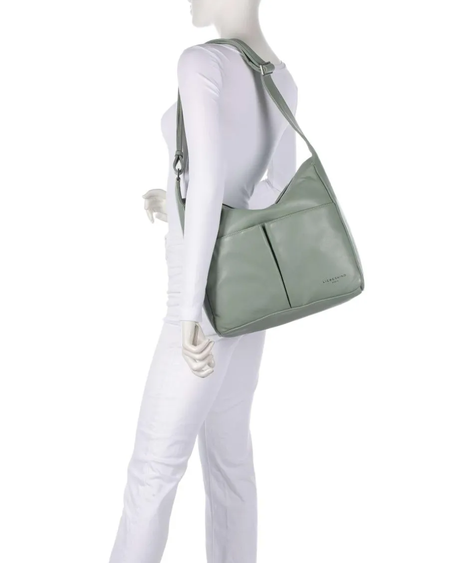 Liebeskind Shoulder Bags|Hobo Bags-Hera Sheep Natuarl M Hobo bag sheepskin leather