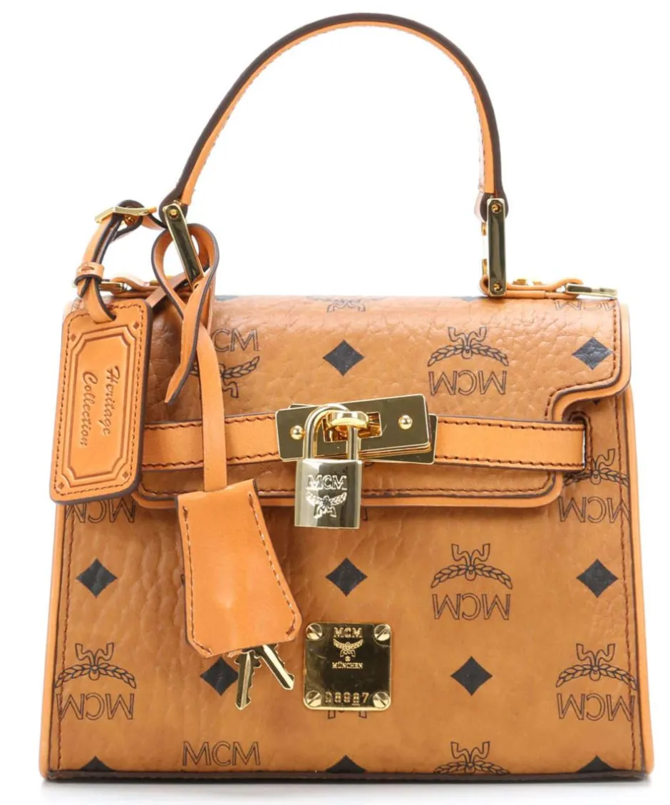 MCM Handbags|Crossbody Bags-Heritage Line Handbag imitation leather