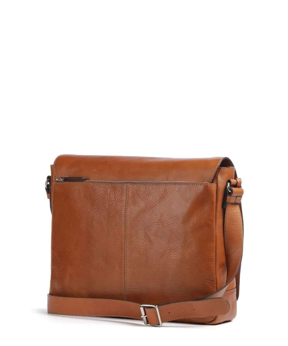 Castelijn & Beerens Business- & Laptop Bags|Crossbody Bags-Heritage Messenger bag grained cow leather