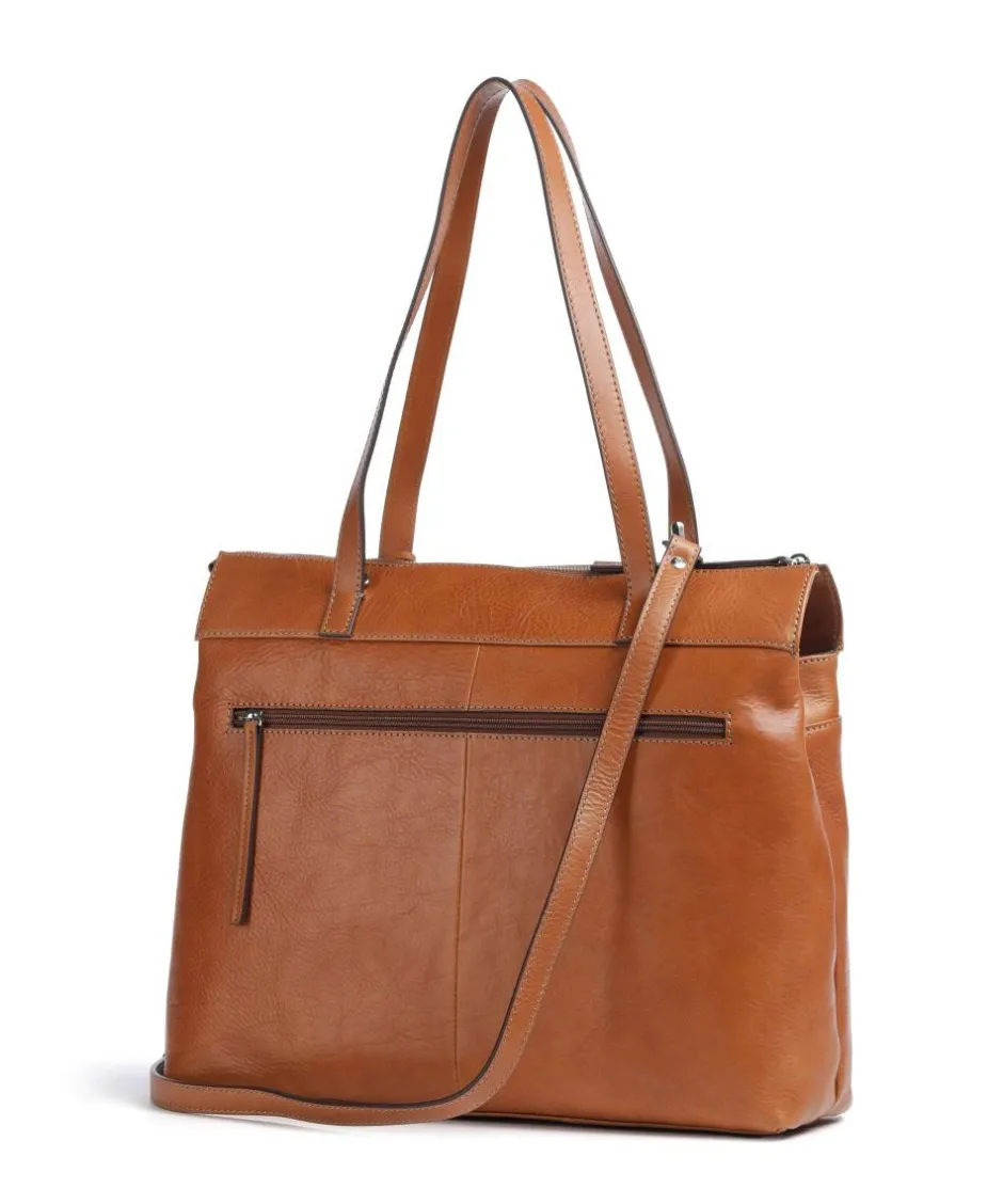 Castelijn & Beerens Shoulder Bags-Heritage Shoulder bag 15″ grained cow leather