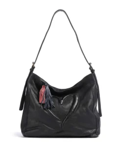 Taschendieb Wien Shoulder Bags|Hobo Bags-Herzweg 2 Hobo bag grained leather