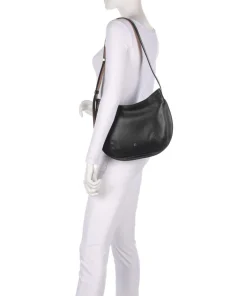 DuDu Bags Shoulder Bags|Hobo Bags-Hispani Hobo bag fine grain leather