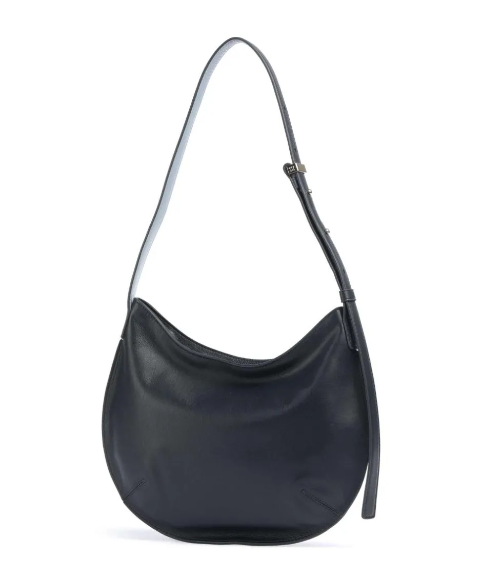 DuDu Bags Shoulder Bags|Hobo Bags-Hispani Hobo bag fine grain leather