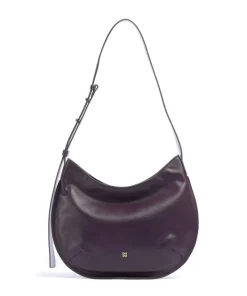 DuDu Bags Shoulder Bags|Hobo Bags-Hispani Hobo bag fine grain leather