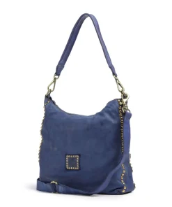 Campomaggi Shoulder Bags|Hobo Bags-Hobo bag fine grain cow leather