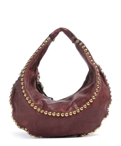 Campomaggi Shoulder Bags|Hobo Bags-Hobo bag fine grain cow leather