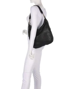 Campomaggi Shoulder Bags|Hobo Bags-Hobo bag fine grain cow leather