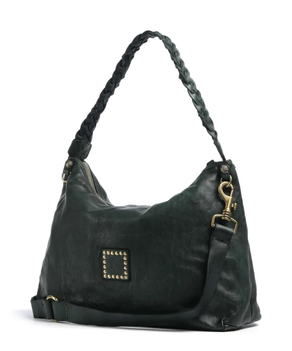 Campomaggi Shoulder Bags|Hobo Bags-Hobo bag fine grain cow leather