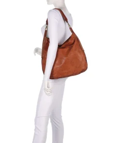 Campomaggi Shoulder Bags|Hobo Bags-Hobo bag fine grain cow leather
