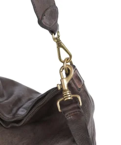 Campomaggi Shoulder Bags|Hobo Bags-Hobo bag fine grain cow leather