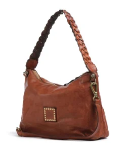 Campomaggi Shoulder Bags|Hobo Bags-Hobo bag fine grain cow leather