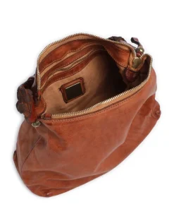 Campomaggi Shoulder Bags|Hobo Bags-Hobo bag fine grain cow leather
