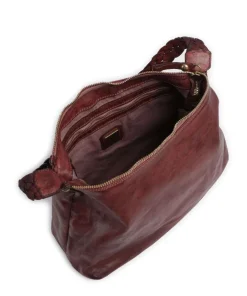 Campomaggi Shoulder Bags|Hobo Bags-Hobo bag fine grain cow leather