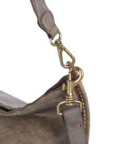 Campomaggi Shoulder Bags|Hobo Bags-Hobo bag fine grain cow leather