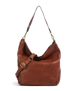 Campomaggi Shoulder Bags|Hobo Bags-Hobo bag fine grain cow leather