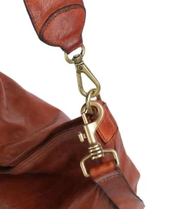 Campomaggi Shoulder Bags|Hobo Bags-Hobo bag fine grain cow leather