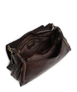 Campomaggi Shoulder Bags|Hobo Bags-Hobo bag fine grain cow leather