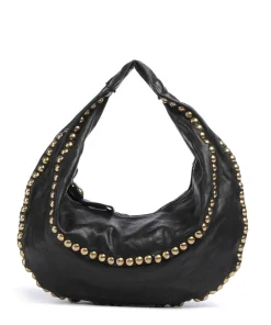Campomaggi Shoulder Bags|Hobo Bags-Hobo bag fine grain cow leather